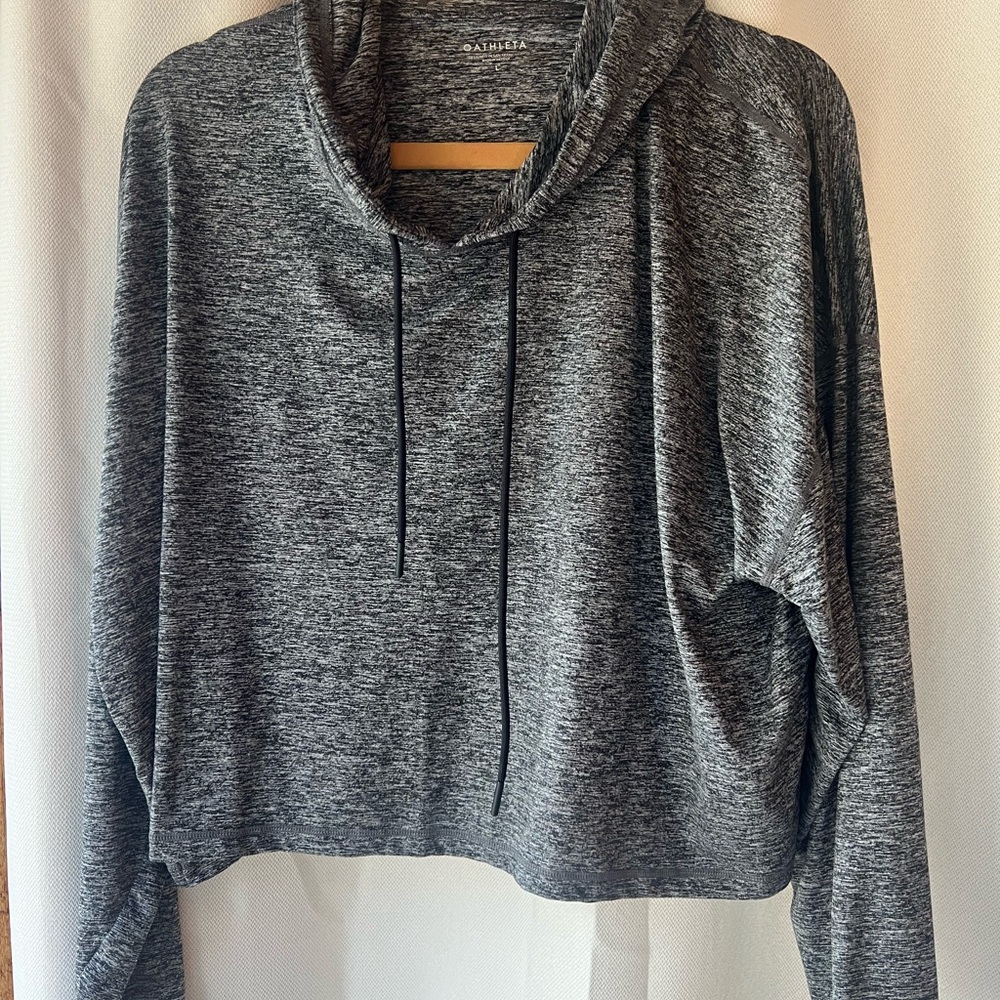 Athleta Charcoal Heather Hoodie